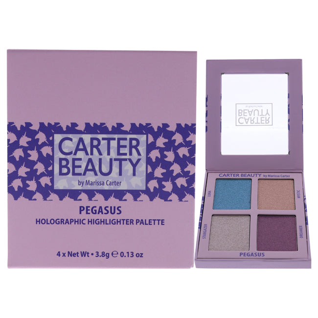 Carter Beauty Holographic Highlighter Palette - Pegasus by Carter Beauty for Women - 0.52 oz Highlighter