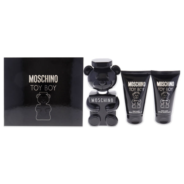 Moschino Moschino Toy Boy by Moschino for Men - 3 Pc Gift Set 1.7oz EDP Spray, 1.7oz Bath and Shower Gel, 1.7oz After Shave Balm