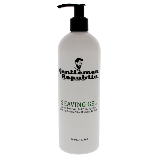 Gentlemen Republic Shaving Gel by Gentlemen Republic for Men - 16 oz Shaving Gel