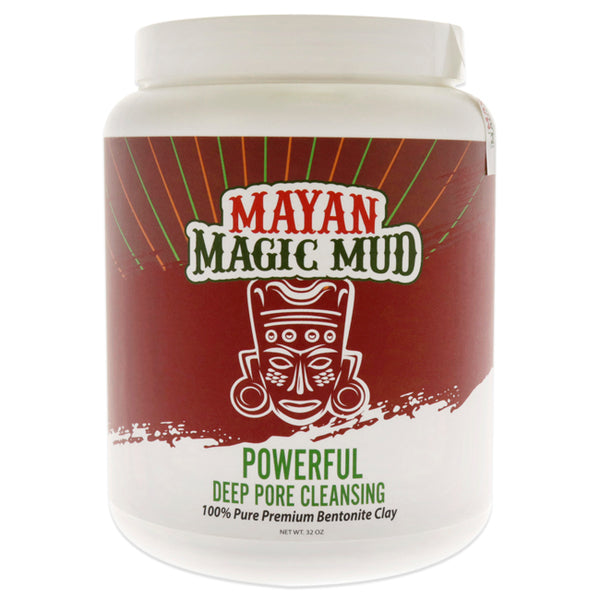 Mayan Magic Mud Powerful Deep Pore Cleansing Sodium Bentonite Clay by Mayan Magic Mud for Unisex - 32 oz Cleanser