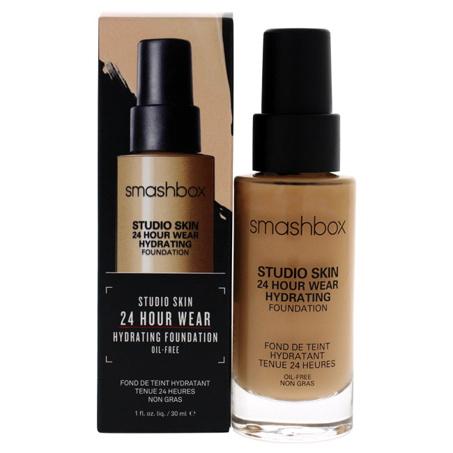 Smashbox Studio Skin 24 Hour Wear Hydrating Foundation - 2.1 Light With Warm-Peachy Undertone by Smashbox for Women - 1 oz Foundation