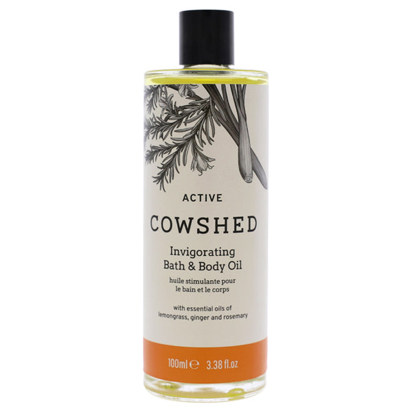 Cowshed Active Invigorating Bath and Body Oil by Cowshed for Unisex - 3.38 oz Body Oil