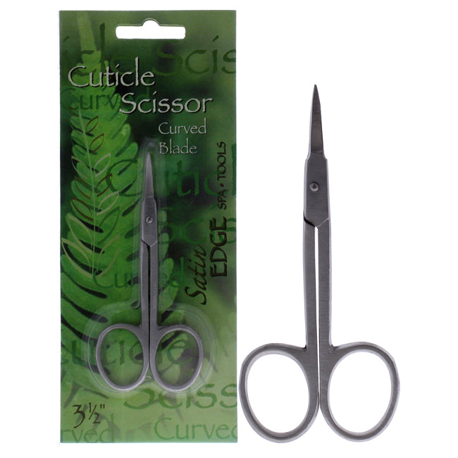 Satin Edge Cuticle Scissor Curved Blade by Satin Edge for Unisex - 3.5 Inch Scissors