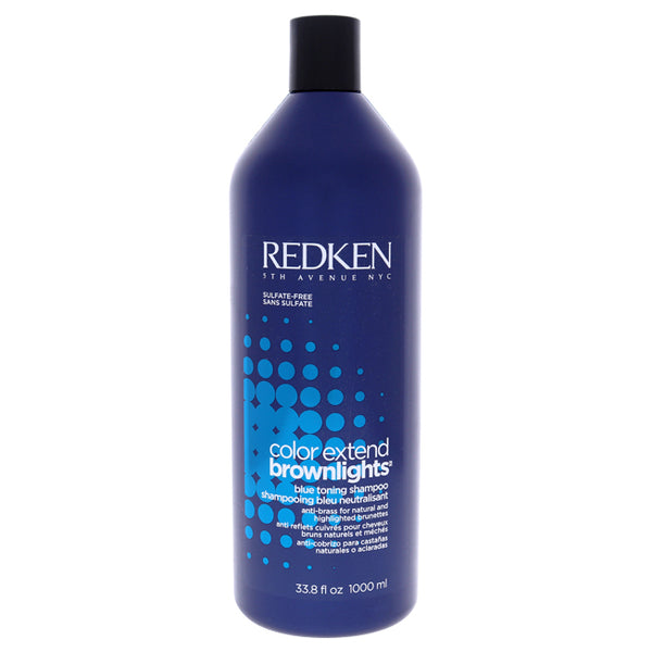 Redken Color Extend Brownlights Blue Toning Shampoo by Redken for Unisex - 33.8 oz Shampoo