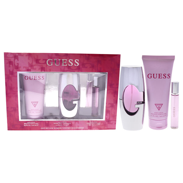 Guess Guess by Guess for Women - 3 Pc Gift Set 2.5oz EDP Spray , 0.5oz EDP Travel Spray, 6.7oz Body Lotion