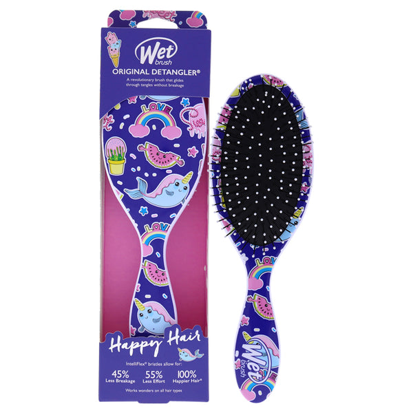 Wet Brush Original Detangler Happy Hair Brush - Fantasy by Wet Brush for Unisex - 1 Pc Hair Brush