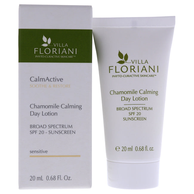 Villa Floriani Calming Day Lotion SPF 20 - Chamomile by Villa Floriani for Women - 0.68 oz Lotion