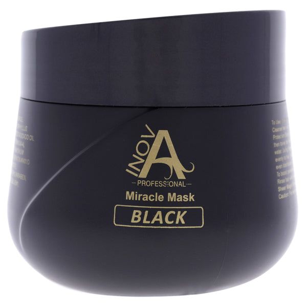 Inova Professional Color Deposit Miracle Mask - Black by Inova Professional for Unisex - 10.2 oz Masque