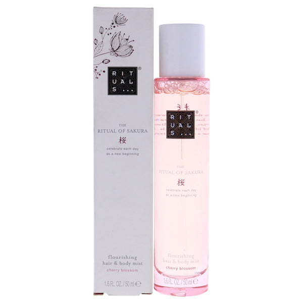 Rituals The Ritual of Sakura Hair And Body Mist by Rituals for Unisex - 1.6 oz Body Mist