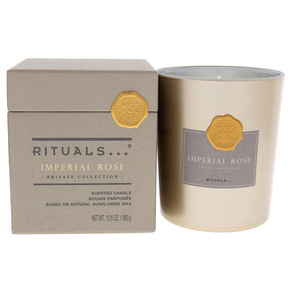 Rituals Imperial Rose Scented Candle by Rituals for Unisex - 12.6 oz Candle