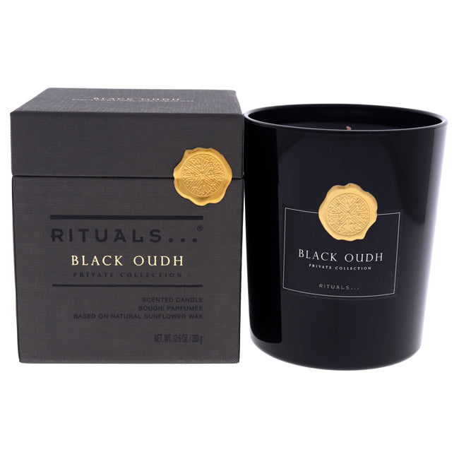 Rituals Black Oudh Scented Candle by Rituals for Unisex - 12.6 oz Candle