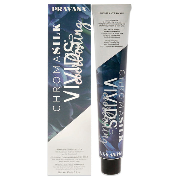 ChromaSilk Vivids Everlasting Permanent - Bewitching Blue by Pravana for Unisex - 3 oz Hair Color