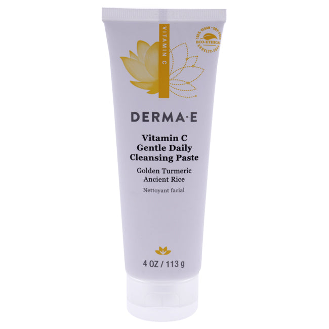 Derma-E Vitamin C Gentle Daily Cleansing Paste by Derma-E for Unisex - 4 oz Cleanser