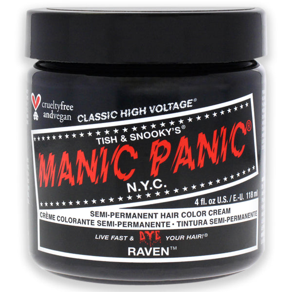 Manic Panic Classic High Voltage Hair Color - Raven by Manic Panic for Unisex - 4 oz Hair Color