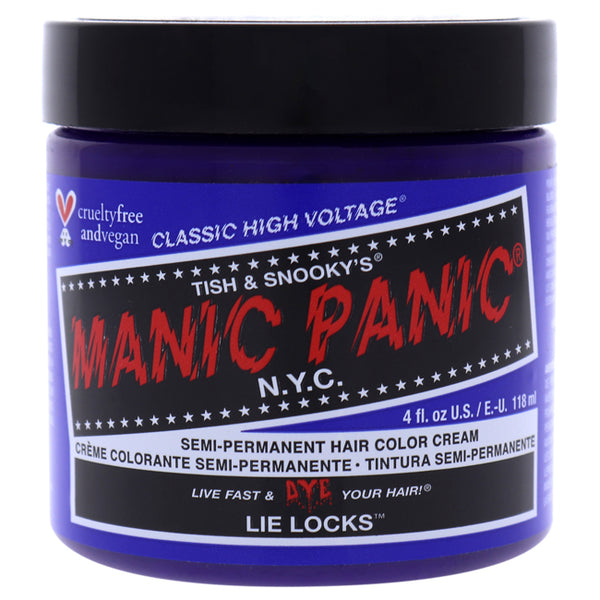 Manic Panic Classic High Voltage Hair Color - Lie Locks by Manic Panic for Unisex - 4 oz Hair Color