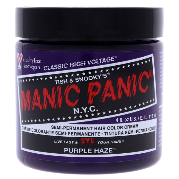 Manic Panic Classic High Voltage Hair Color - Purple Haze by Manic Panic for Unisex - 4 oz Hair Color