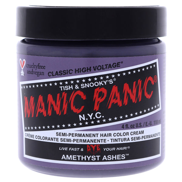Manic Panic Classic High Voltage Hair Color - Amethyst Ashes by Manic Panic for Unisex - 4 oz Hair Color