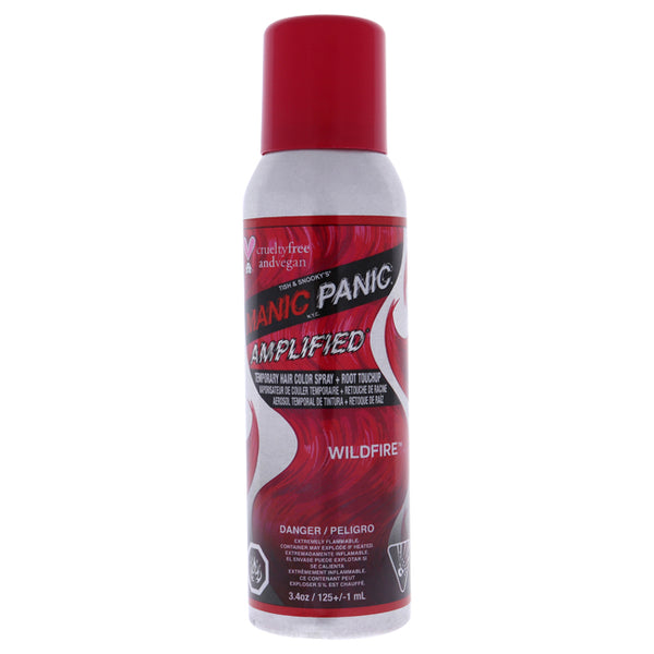 Manic Panic Amplified Temporary Hair Color Spray - Wildfire by Manic Panic for Unisex - 3.4 oz Hair Spray