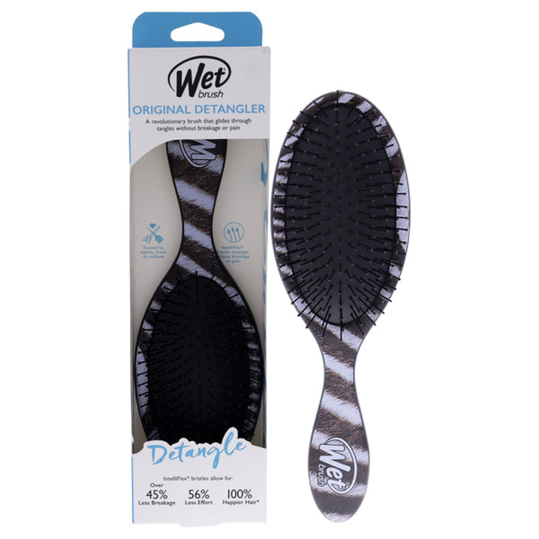 Wet Brush Original Detangler Brush - Safari Zebra by Wet Brush for Unisex - 1 Pc Hair Brush