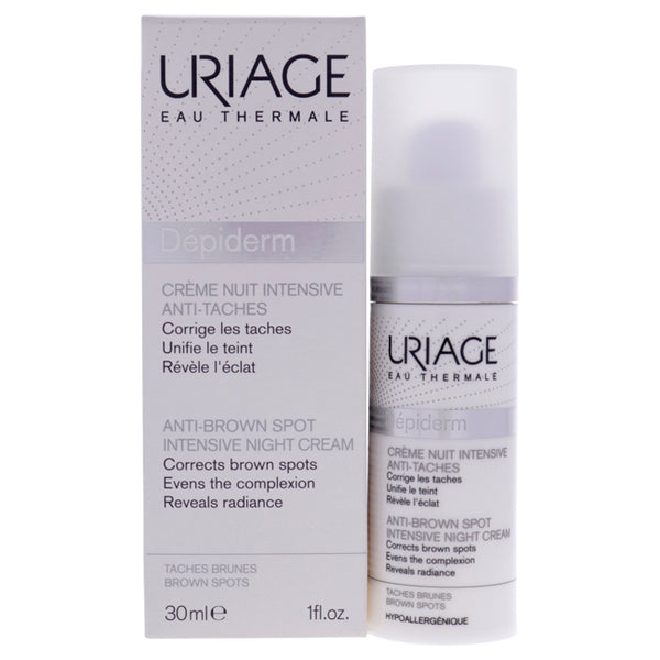 Uriage Depiderm Anti-Brown Spot Intensive Night Cream by Uriage for Unisex - 1 oz Sunscreen