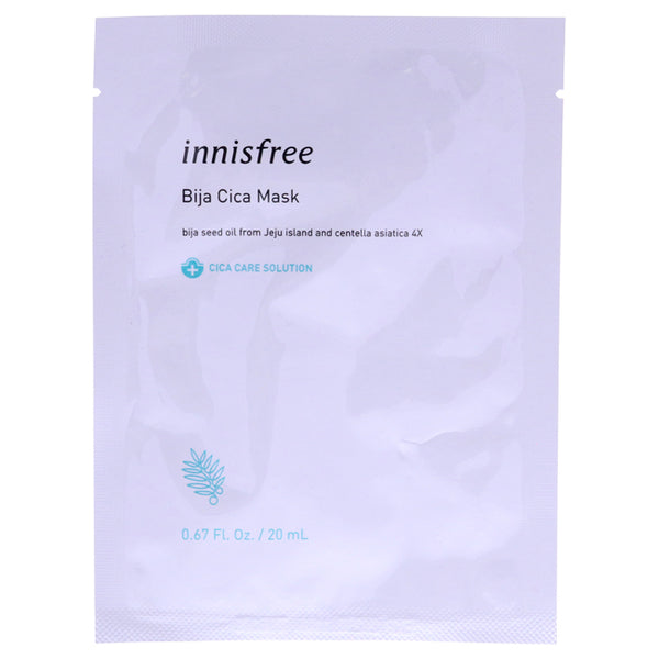 Innisfree Cica Skin Mask - Bija by Innisfree for Unisex - 0.67 oz Mask
