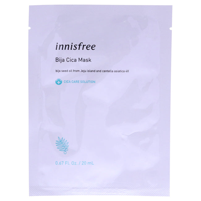Innisfree Cica Skin Mask - Bija by Innisfree for Unisex - 0.67 oz Mask