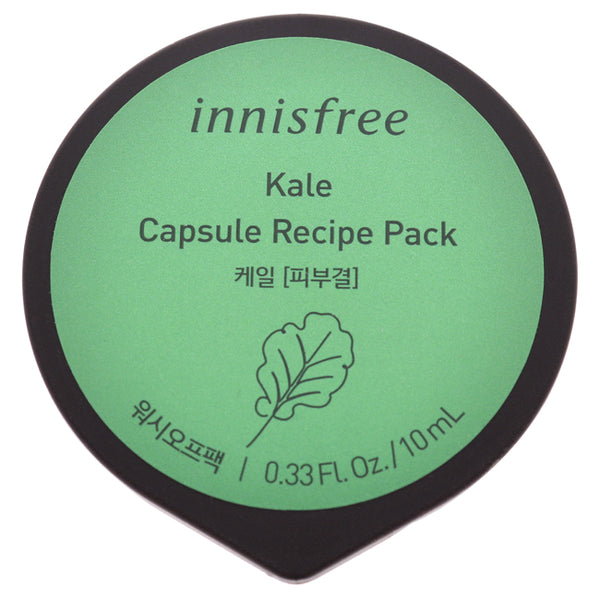 Innisfree Capsule Recipe Pack Mask - Kale by Innisfree for Unisex - 0.33 oz Mask