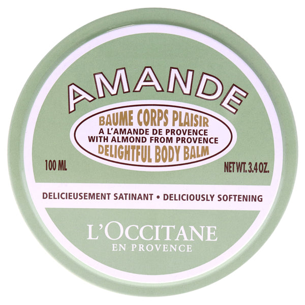 LOccitane Almond Delightful Body Balm by LOccitane for Unisex - 3.4 oz Balm