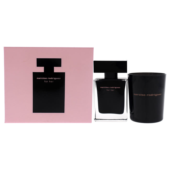 Narciso Rodriguez Narciso Rodriguez by Narciso Rodriguez for Women - 2 Pc Gift Set 1.0oz EDT Spray, 2.8oz Scented Candle