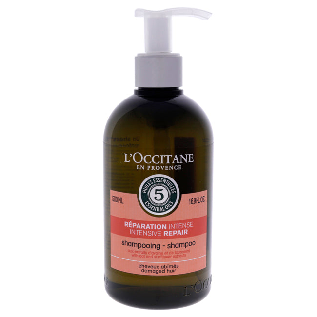 LOccitane Essential Oils Intensive Repair Shampoo by LOccitane for Unisex - 16.9 oz Shampoo