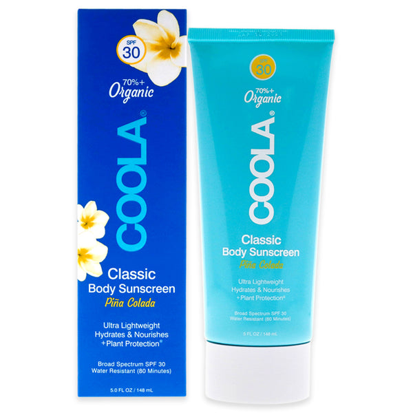 Coola Classic Body Sunscreen Lotion SPF 30 - Pina Colada by Coola for Unisex - 5 oz Sunscreen