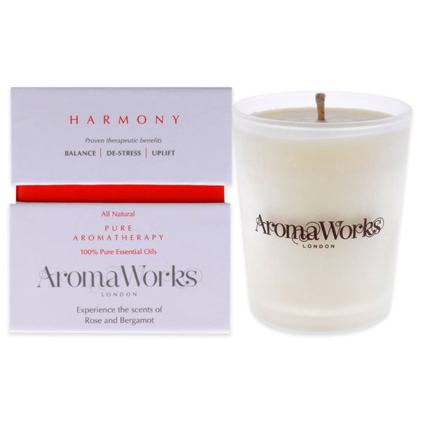 Aromaworks Harmony Candle Small by Aromaworks for Unisex - 2.65 oz Candle