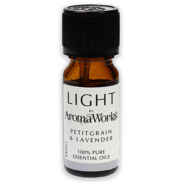 Aromaworks Light Essential Oil - Petitgrain and Lavender by Aromaworks for Unisex - 0.33 oz Oil