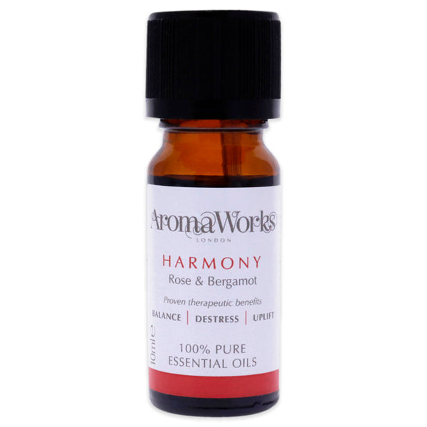 Aromaworks Harmony Essential Oil by Aromaworks for Unisex - 0.33 oz Oil