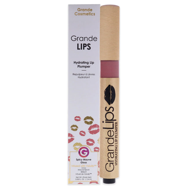 Grande Cosmetics GrandeLIPS Hydrating Lip Plumper - Spicy Mauve by Grande Cosmetics for Women - 0.08 oz Lip Gloss