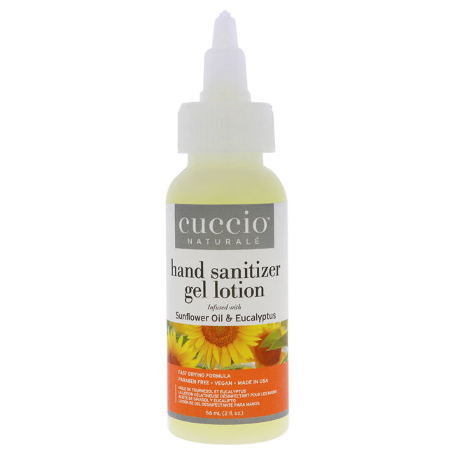 Cuccio Hand Sanitizer Gel Lotion - Sunflower Oil and Eucalyptus by Cuccio for Unisex - 2 oz Hand Sanitizer