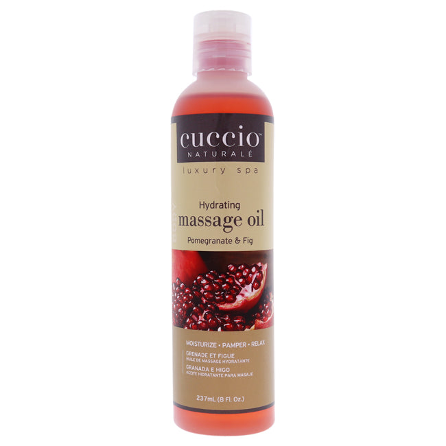 Cuccio Hydrating Massage Oil - Pomegranate and Fig by Cuccio for Unisex - 8 oz Oil