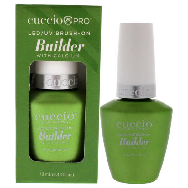 Cuccio Pro LED-UV Brush-On Builder Gel with Calcium by Cuccio Pro for Women - 0.43 oz Nail Polish