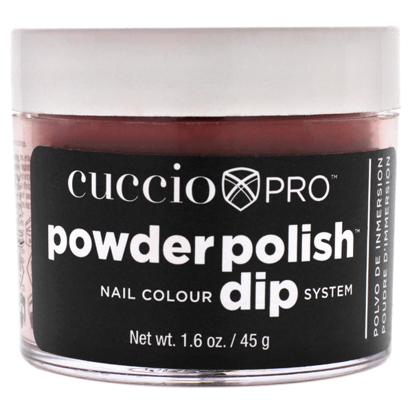 Cuccio Pro Powder Polish Nail Colour Dip System - Oh Fudge by Cuccio for Women - 1.6 oz Nail Powder