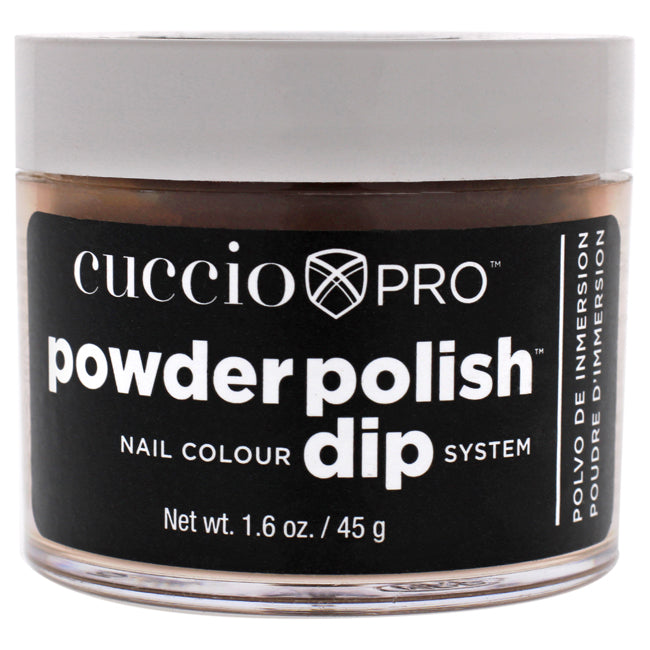 Cuccio Pro Powder Polish Nail Colour Dip System - Caramel Kisses by Cuccio for Women - 1.6 oz Nail Powder