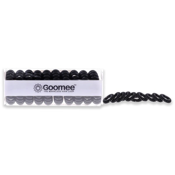 Goomee The Markless Hair Loop Set - Black by Goomee for Women - 10 Pc Hair Tie