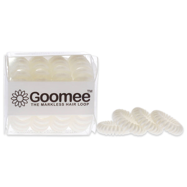Goomee The Markless Hair Loop Set - Pearly White by Goomee for Women - 4 Pc Hair Tie