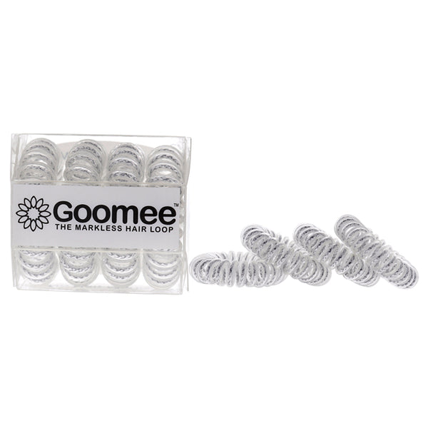 Goomee The Markless Hair Loop Set - Snow Flake by Goomee for Women - 4 Pc Hair Tie (Holiday Edition )