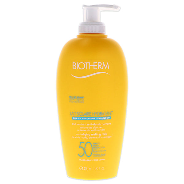 Biotherm Lait Solaire Hydratant SPF 50 by Biotherm for Unisex - 13.52 oz Sunscreen
