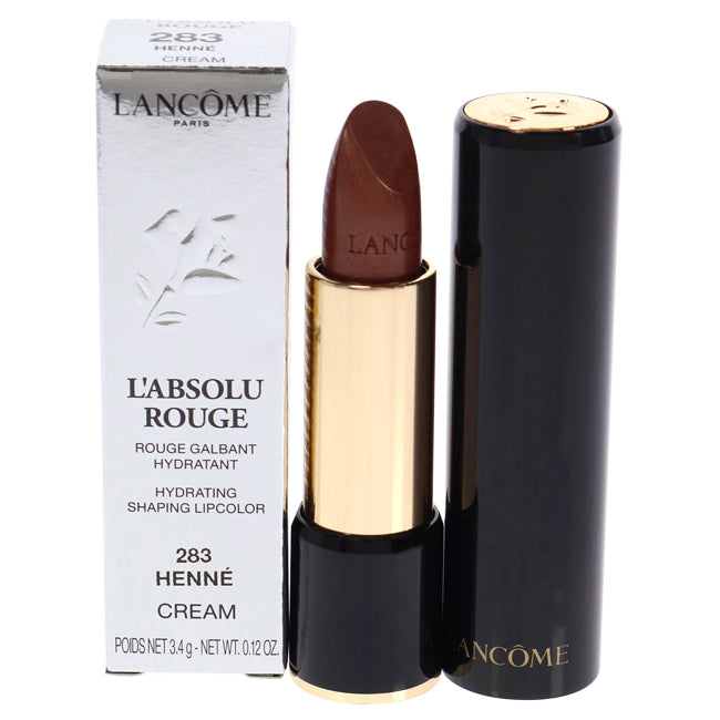 Lancome LAbsolu Rouge Hydrating Shaping Lipcolor - 283 Henne - Cream by Lancome for Women - 0.12 oz Lipstick