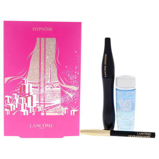 Lancome Hypnose Set by Lancome for Women - 3 Pc 0.20oz Hypnose Mascara - 01 Black , 0.024oz Le Crayon Khol Pencil Eyeliner, 1oz Bi-Facil Eye Makeup-Remover