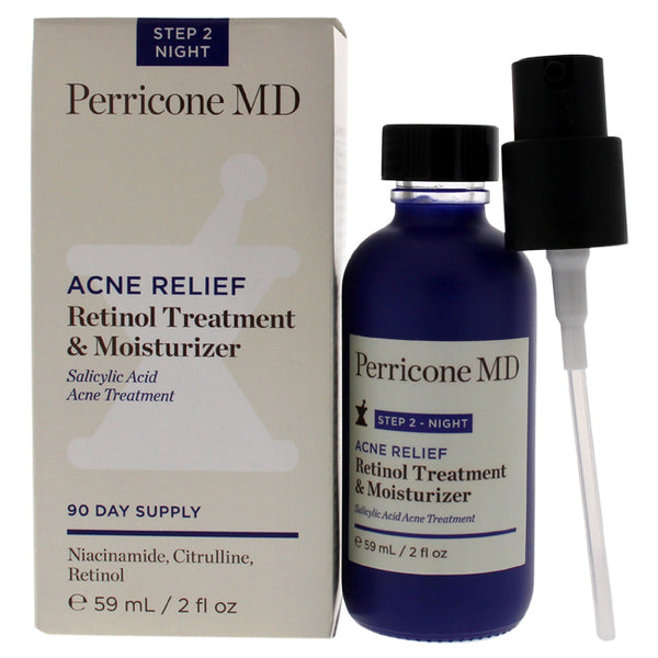Perricone MD Acne Relief Retinol Treatment and Moisturizer by Perricone MD for Unisex - 2 oz Treatment