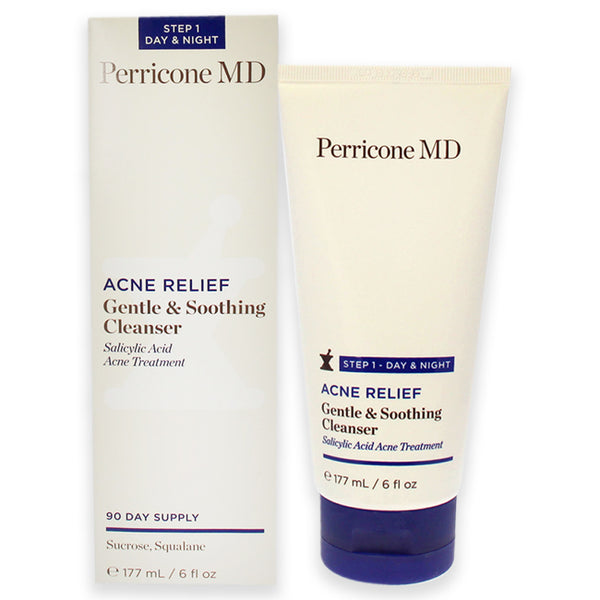 Perricone MD Acne Relief Gentle and Soothing Cleanser by Perricone MD for Unisex - 6 oz Cleanser
