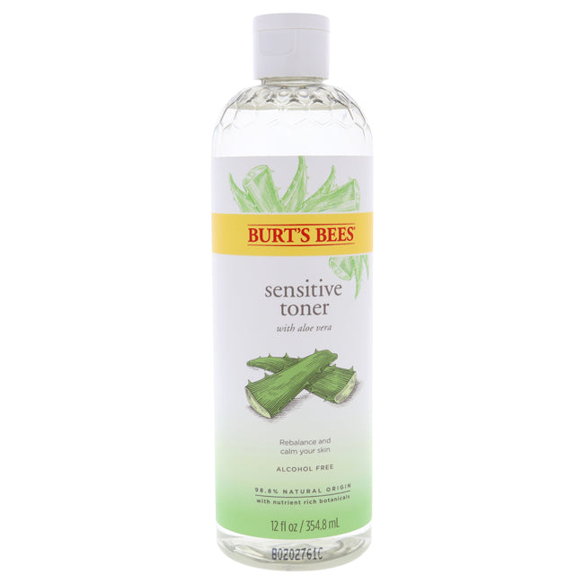 Burts Bees Sensitive Toner With Aloe Vera by Burts Bees for Unisex - 12 oz Toner