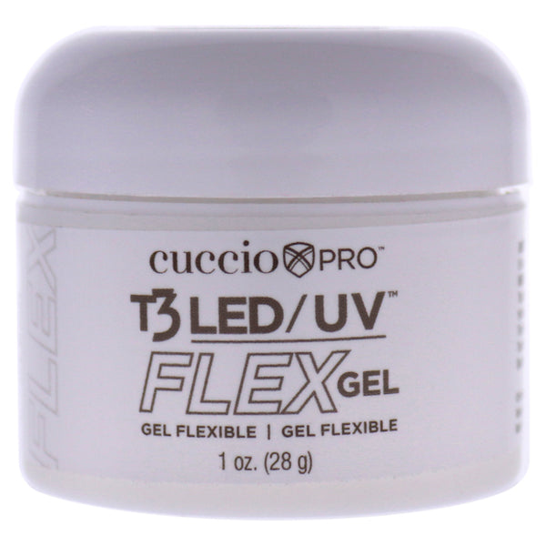 Cuccio Pro T3 LED-UV Flex Gel - Clear by Cuccio Pro for Women - 1 oz Nail Gel
